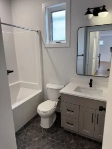 1240 Stadacona St W Moose Jaw House Unit A Rental Bathroom